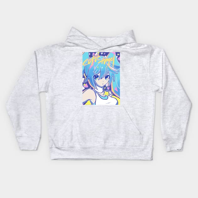 Hatsune Miku Kids Hoodie by KatieRose